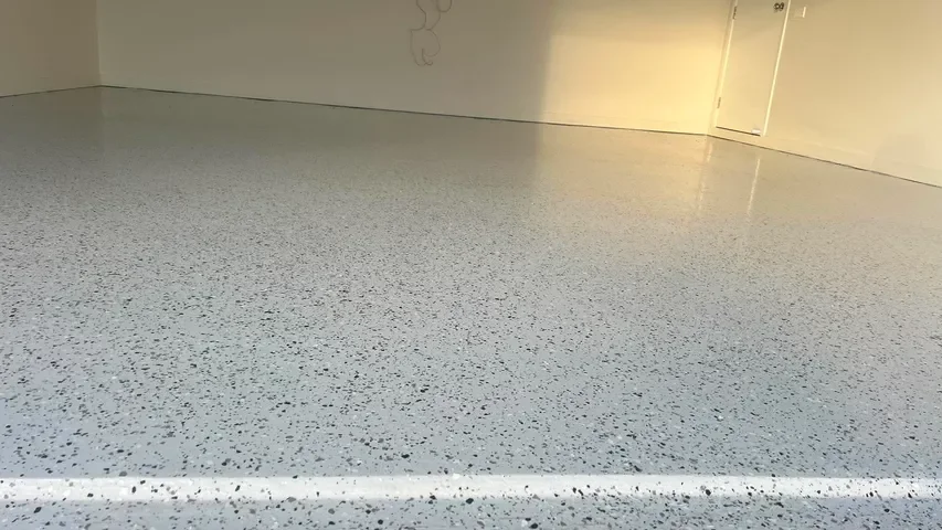 Epoxy flake flooring